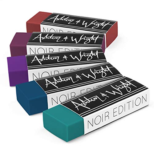 Ashton and Wright - Gomme classique - Caoutchouc plastique sans latex - Lot de 5 tons de minuit Cover