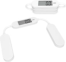 ADE Folding Travel Scale | Digital Personal Scale with 180kg Capacity in 100g Increments | Precise Body Scale with LCD Display