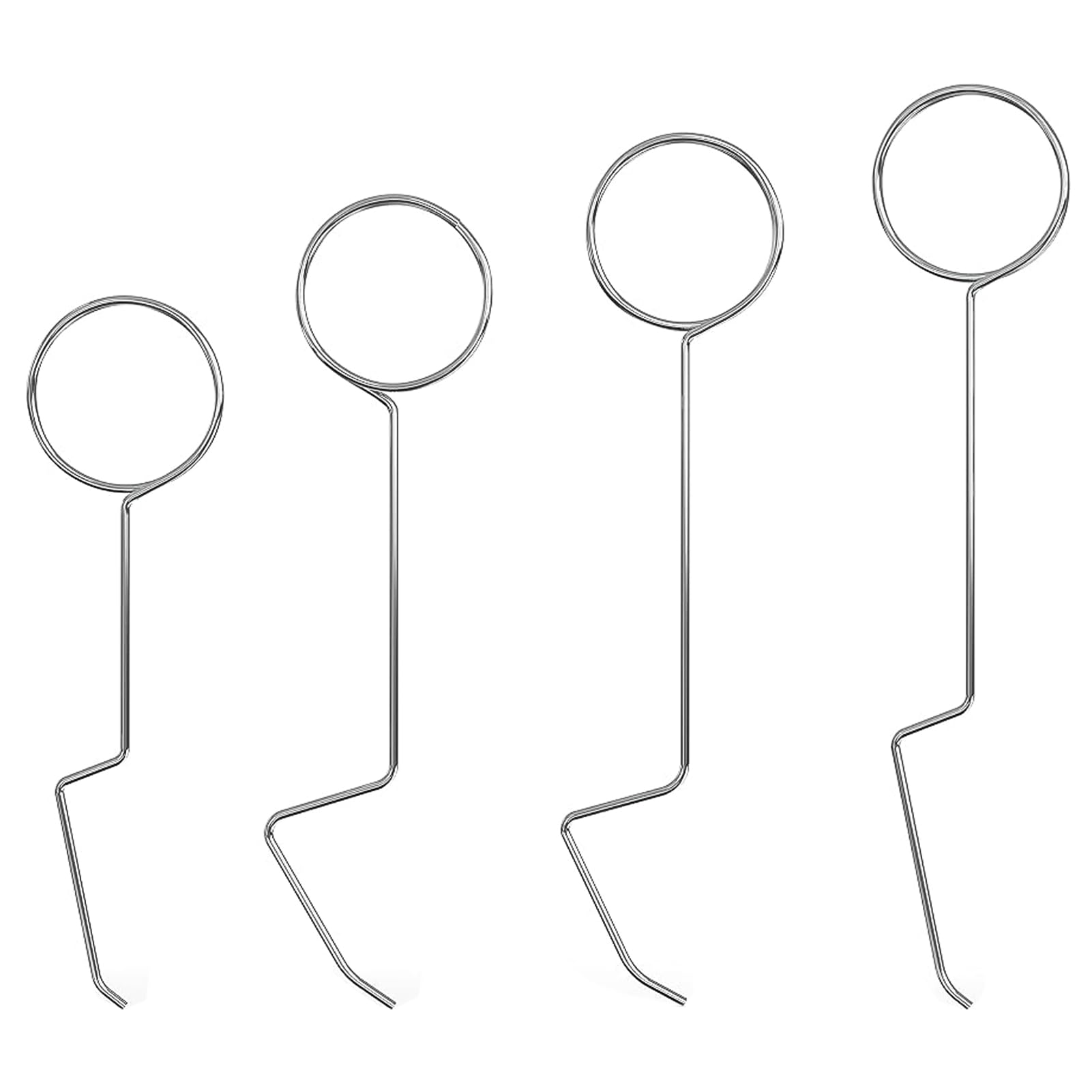 Kit de apertura profesional de 4 unidades, con apertura de bloqueo para abrir casi todas las cerraduras, herramienta universal cerrajería de ganzúa, kit de cerrajería profesional para principiantes