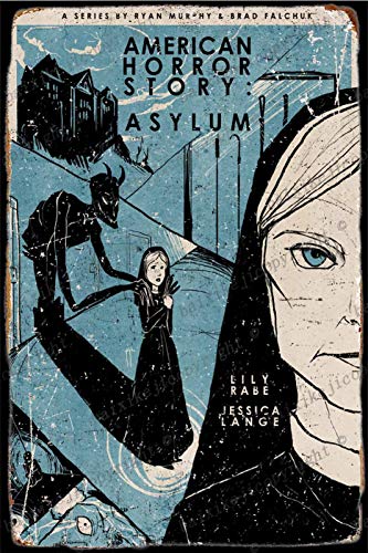 American Horror Story Asylum Poster Cartel Retro de hojalata, Cartel Vintage, Placa,...