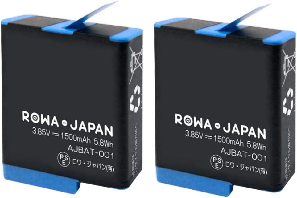 Amazon 国内向け検査済み 2個セット ゴープロ対応 Aabat 001 Ahdbt 501 互換 バッテリー Gopro対応 Hero8 Black Hero7 Hero6 Hero5 実容量高 ロワジャパンpseマーク付 カメラ用バッテリーパック 通販