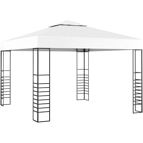 vidaXL Garden Marquee 118.1"x118.1" White