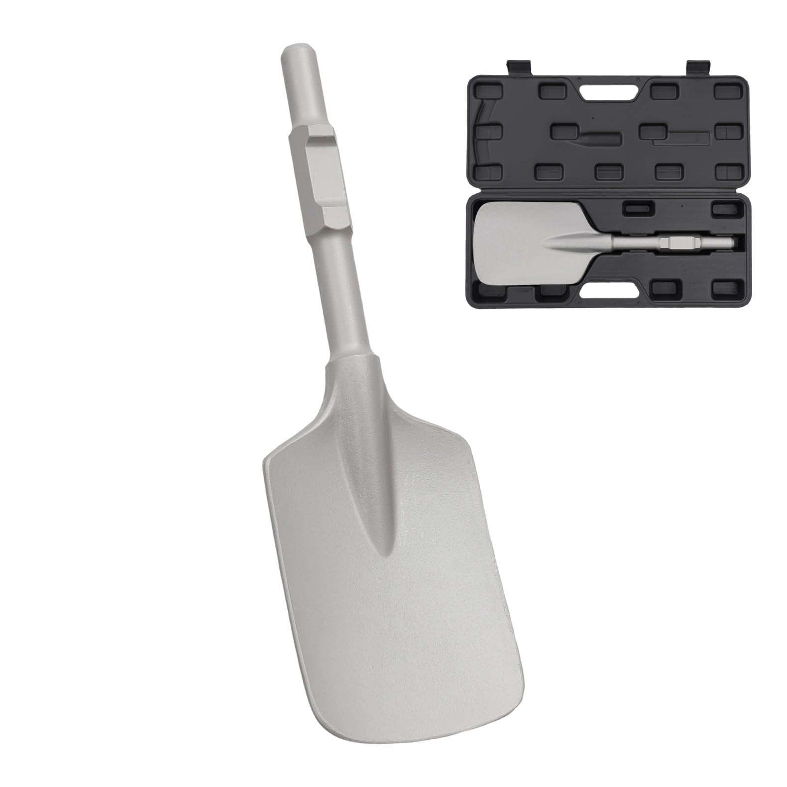 Cincel plano 135 x 440 mm 40 Cr acero 65 A 4 kg pala hexagonal martillo
