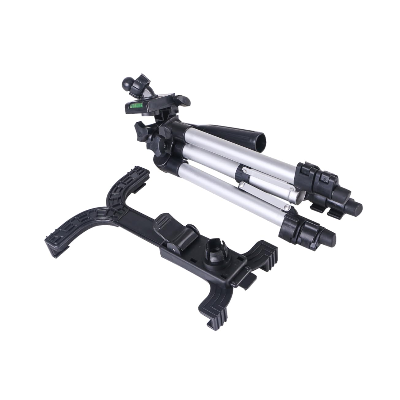 Holibanna Support Tablette Tactile Réglable Alliage Daluminium Trépied Robuste Rotatif à Pied Pro Portable pour