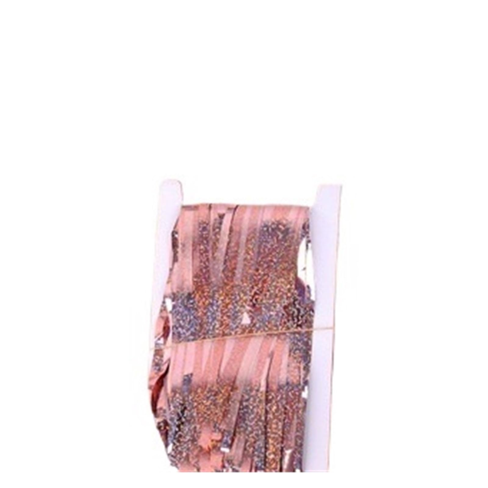 EnxJire Fringe Backdrop Curtain Tinsel Foil Curtain 1x3.0m Party background Fringe 1m 2m backdrop(RoseGold,3.00M)