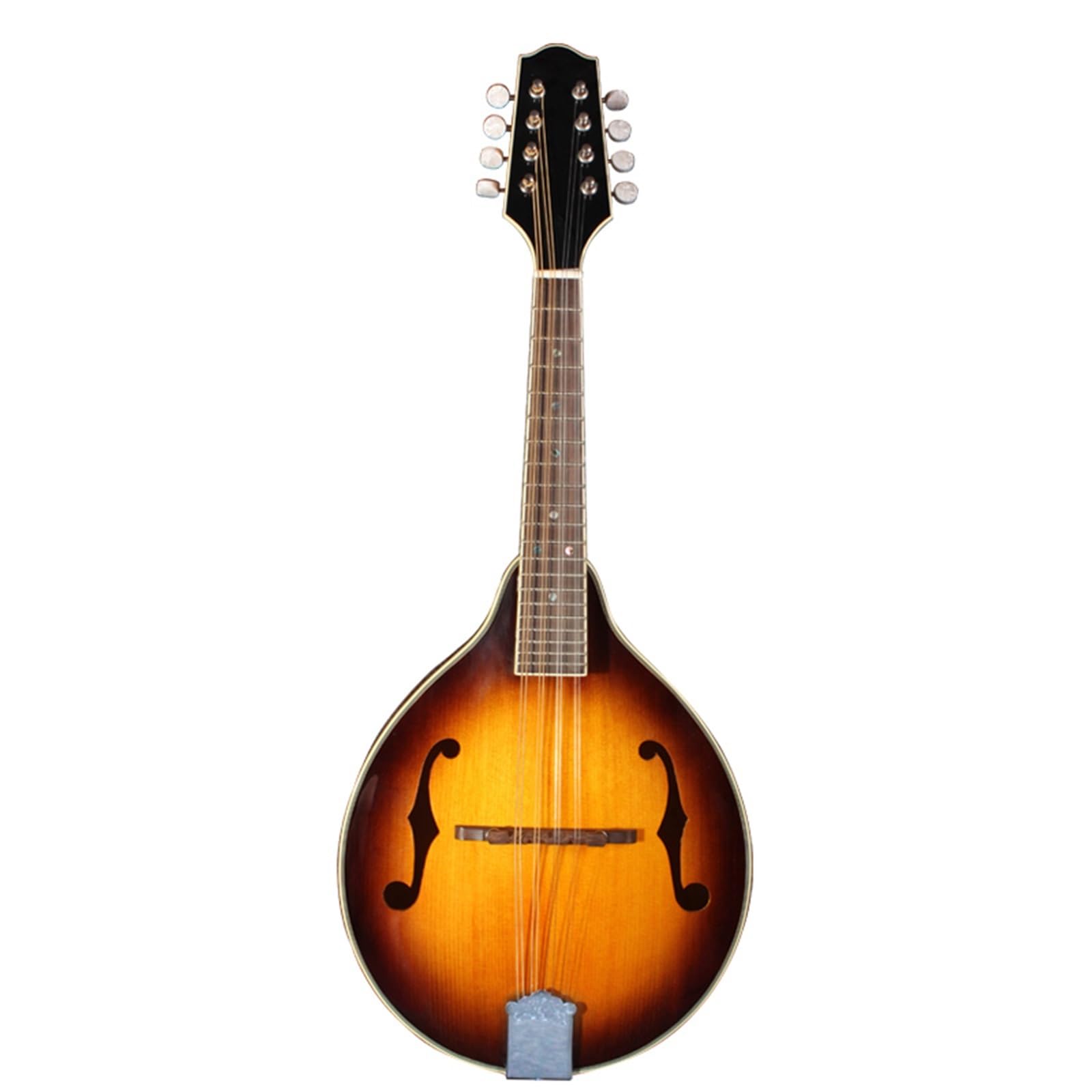 Mandoline Instrument De Musique Mandoline En Placage D'épicéa De Qualité Professionnelle Faite À La Main Touche En Palissandre Incrustée De Coquilles