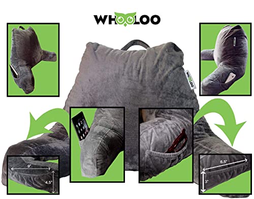 Reading Pillow Bed Wedge Sitting Up Back Rest Large Adult Floor Positioner Support Chair for Bedrest Gerd Heartburn Snoring by Whooloo - Image 8
