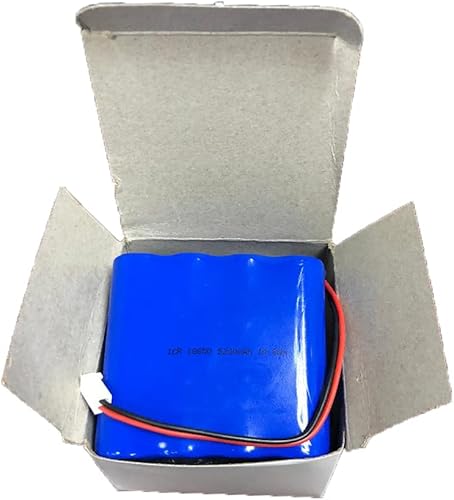 Miniatura 2 de 14.8V 5200mAh 8 celdas de iones de litio 18650 76.96Wh paquete de baterías de rechazo con conectores MTA-100 de 2 pines