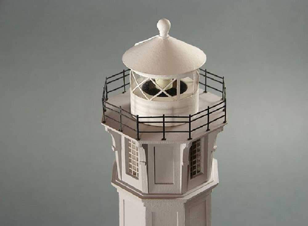 Leuchtturm Alcatraz Laser Kartonbausatz