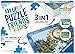 Produktbild Ravensburger - 13274 3in1 Organizer für Kinderpuzzle in blau - Puzzle-Aufbewahrung für Kinder ab 6 Jahren, mit Puzzlematte, Puzzle-Sortierschale und Puzzlerahmen