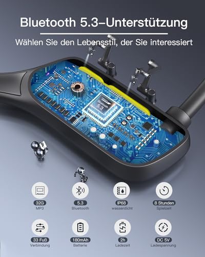 Samvek OPENEAR BONE X2 Swimming Headphones, Ip68 Waterproof Wireless Bone Conduction Headphones thumb #4