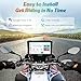 Carpuride W702B Motorcycle Carplay Screen for BMW R1200GS R1250GS S1000XR Motorcycle, 7 inch Waterproof Touchscreen, Portable Carplay/Android Auto GPS Navigation for Motorbike, Dual Bluetooth