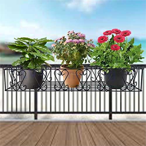 D&V Engineering Metal Railings Pot Stand │Hanging pot stands for ...