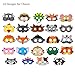 Jtnohx Felt Animal Masks, 10 Pcs Halloween Mask, Animal Costume for Birthday Party Supplies (Crocodile Mask)