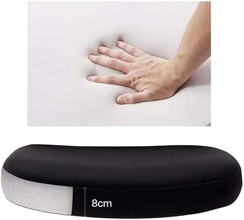 Miniatura 4 de Silla de oficina ejecutiva ergonómica con respaldo medio y reposabrazos acolchados, altura ajustable del asiento