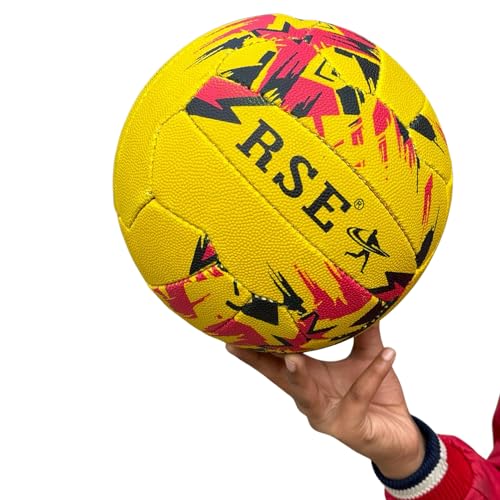 Image of Throw Ball in Synthetic Rubber Size 5 (Yellow)