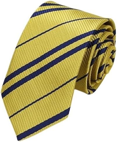 Men College Tie Printing Arrow Shaped Necktie Stripe Hand Cravat