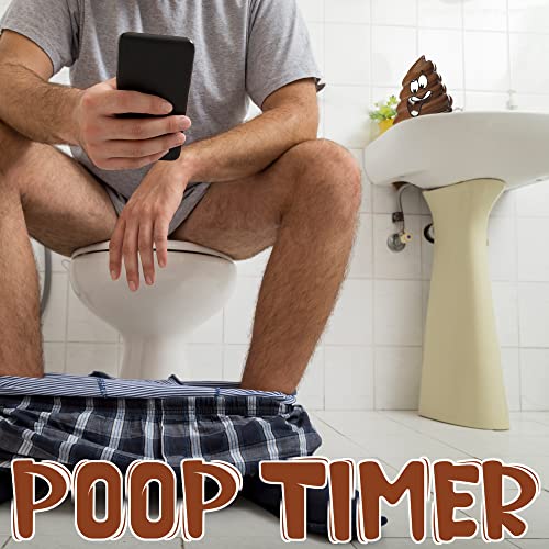 Poop Timer Funny Gag Gifts For Guys Who Spend Serious Time In The Bathroom, Gag Gifts For Dad, Husband, Brother, Boyfriend Multicolor #TOP2