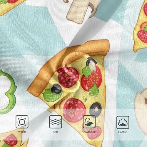 Cotton Girls Underwear Toddler Colorful Cartoon Slices Pizza Panties for Girl Fun Print Kids Briefs Undies 2t3