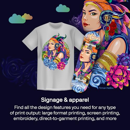 Image of CorelDRAW Graphics Suite | 1 Year Subscription | Graphic Design Software for Professionals | Vector Illustration, Layout, and Image Editing [PC /Mac Download]