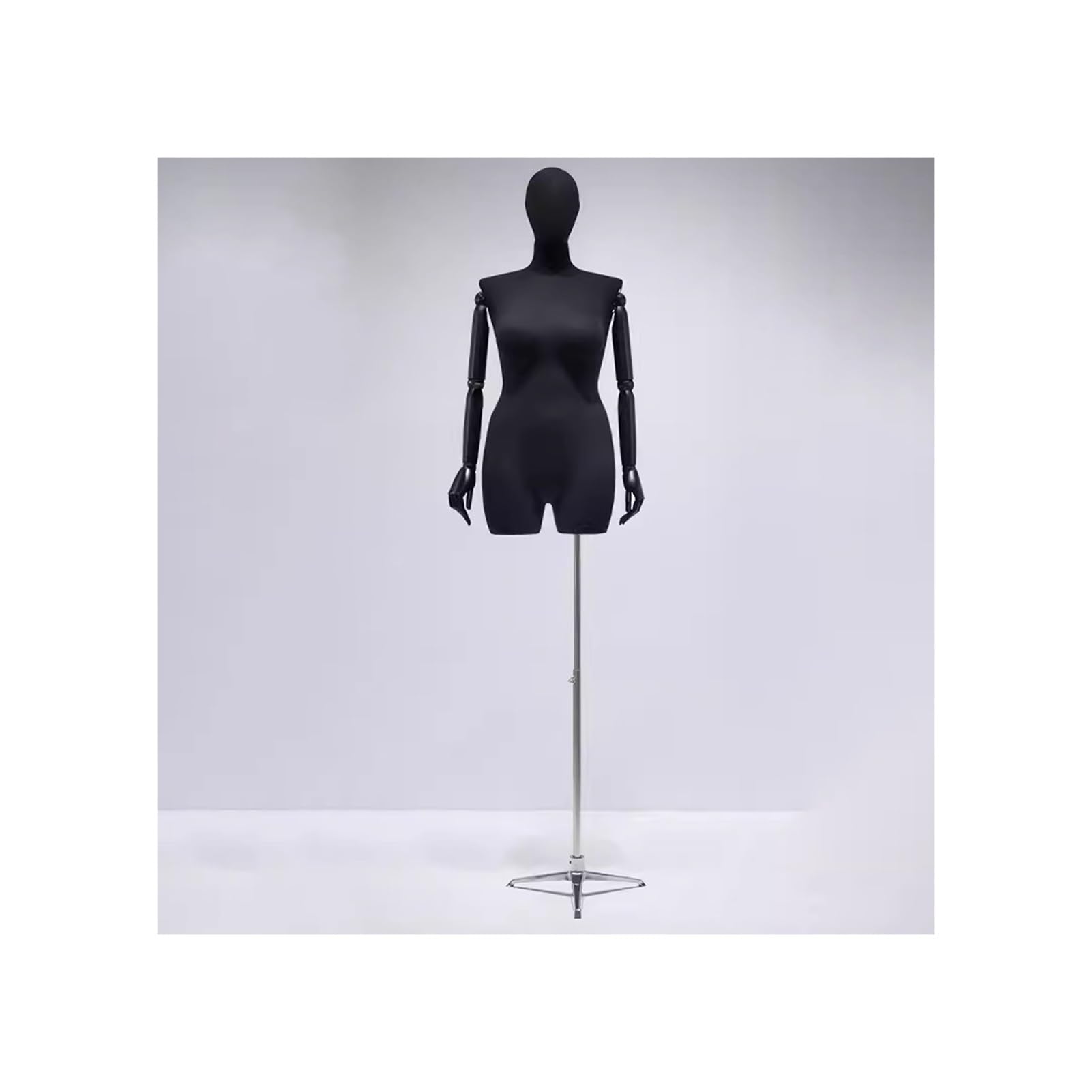 WDCDYQDHSewing Mannequin Large Size Women's Mannequin Mannequin Adjustable Height Metal Base Costume Jewelry Window Display (Size: R)