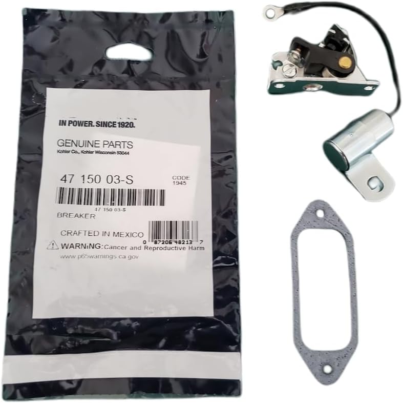 Points + Condenser Set for K91, K141, K161, K181, K241, K301， Replacement for Kohler K-Series OEM