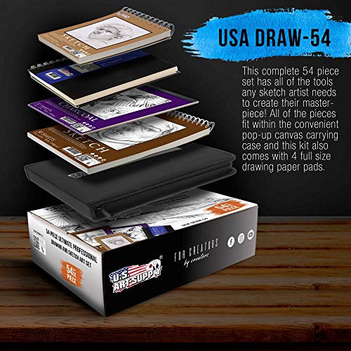 54-Piece-US-Art-Supply-Drawing-Sketching-Set-with-4-Sketch-Pads-Ultimate-Artist-Kit-with-Graphite-Charcoal-Pastels-Erasers-in-Pop-Up-Carry-Case