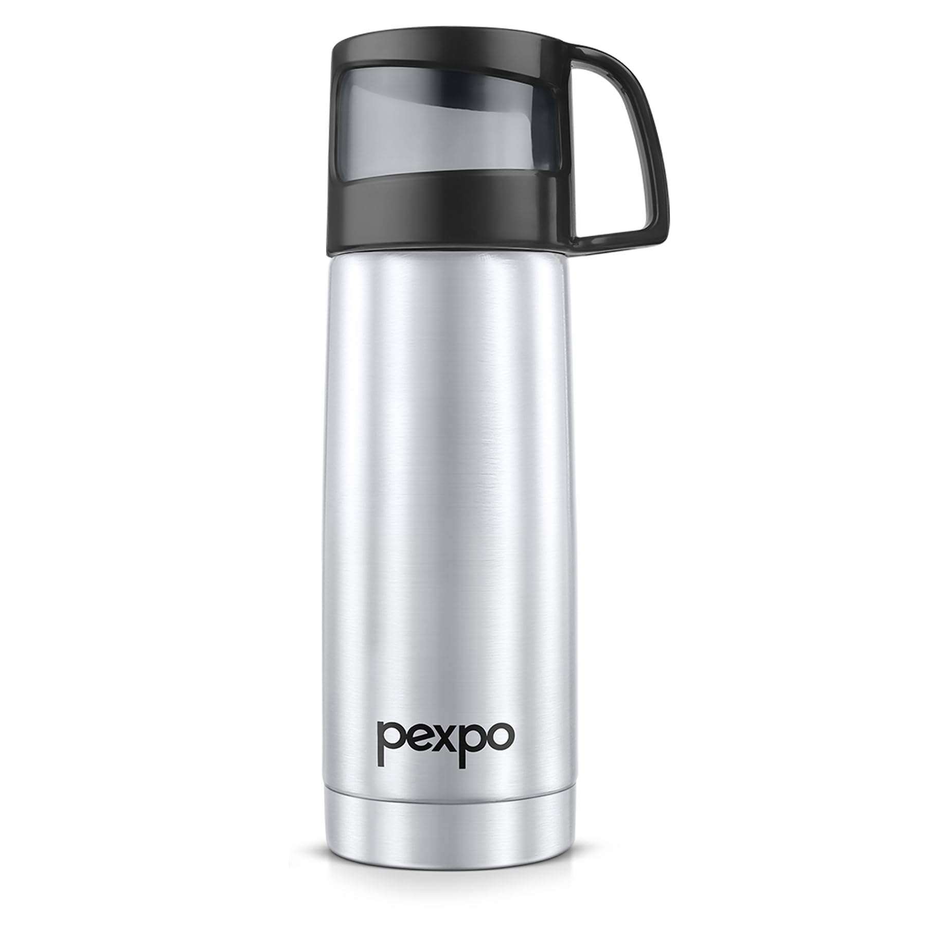Go24 pexpo Stainless Steel Water Bottle Fererro Silver 350ml
