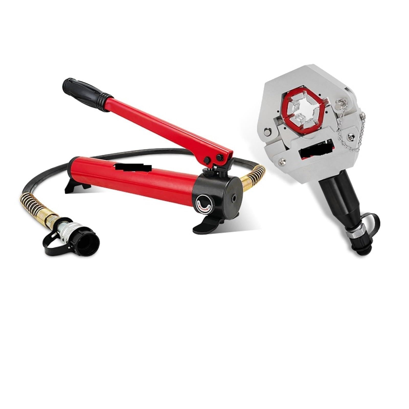 Hydraulic Crimping Tool, Hydraulic Hose Crimper Manual Kit Air Conditioner Repair Handheld Crimping Tool(7842A with CP-180)