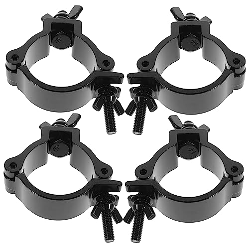 Pince de scène en aluminium en lot de 4 crochets de fixation robustes pour tubes