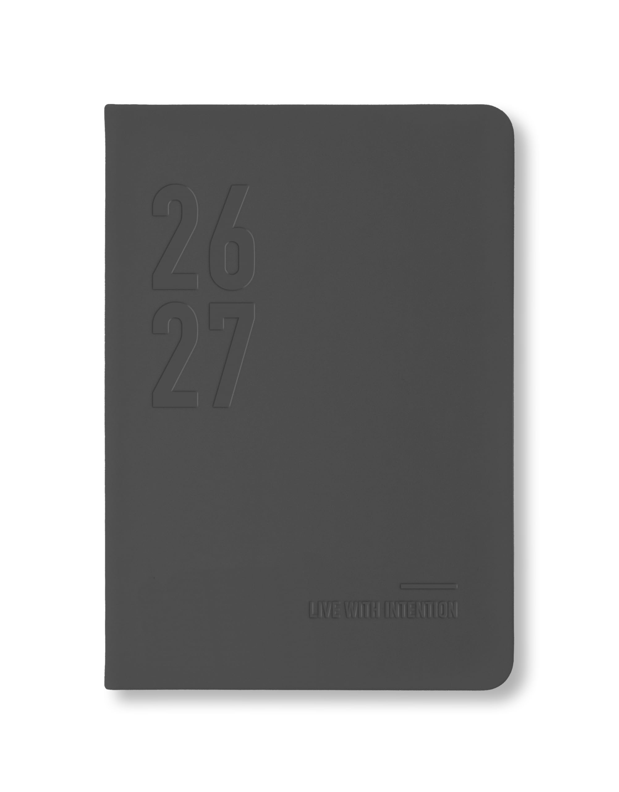 Letts of London Conscious Evergreen A5 Academic 2026/2027 week to view diary - slate 27-031983