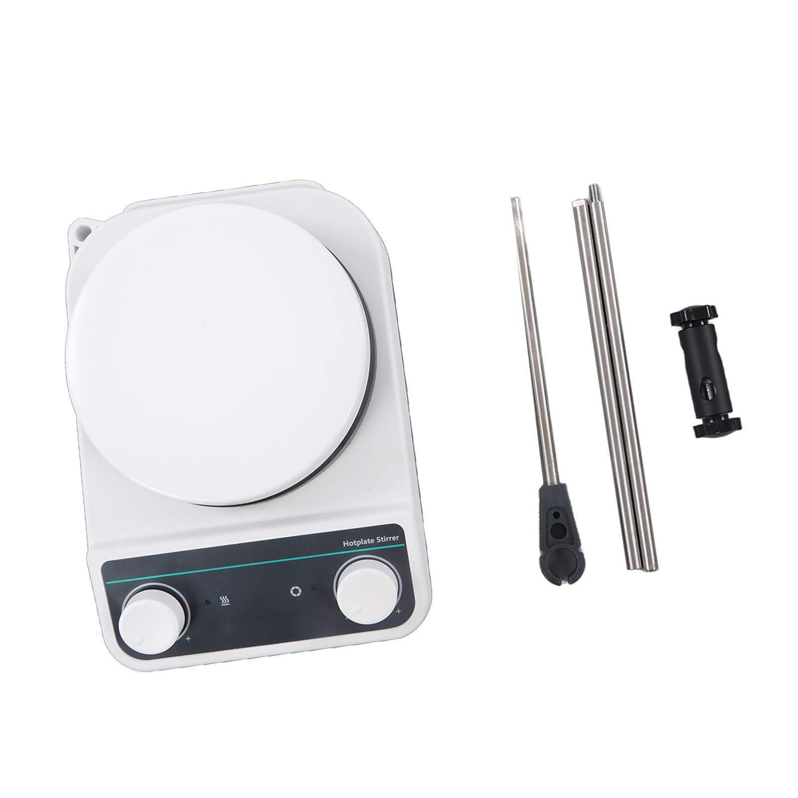 Potente Agitazione Magnetica, Grande capacità di Agitazione, Preciso Agitatore Magnetico a Temperatura Magnetica 2L 200W 200W 200 a 1500 Giri/Min Miscelatore a Piastra (Plug