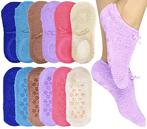 Image of ToBeInStyle Women's Pack of 6 Assorted Style Winter Socks