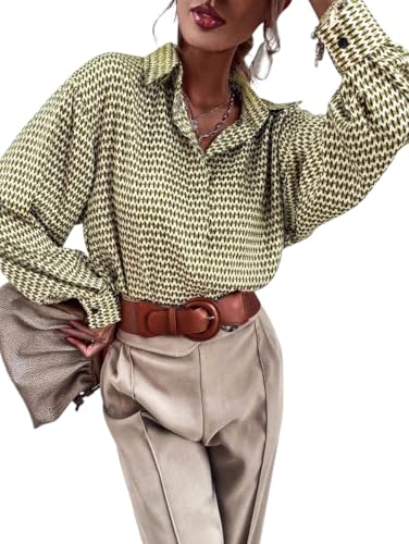 Chemise oversize femme OOMPH! en rayonne imprimée style western coupe ample