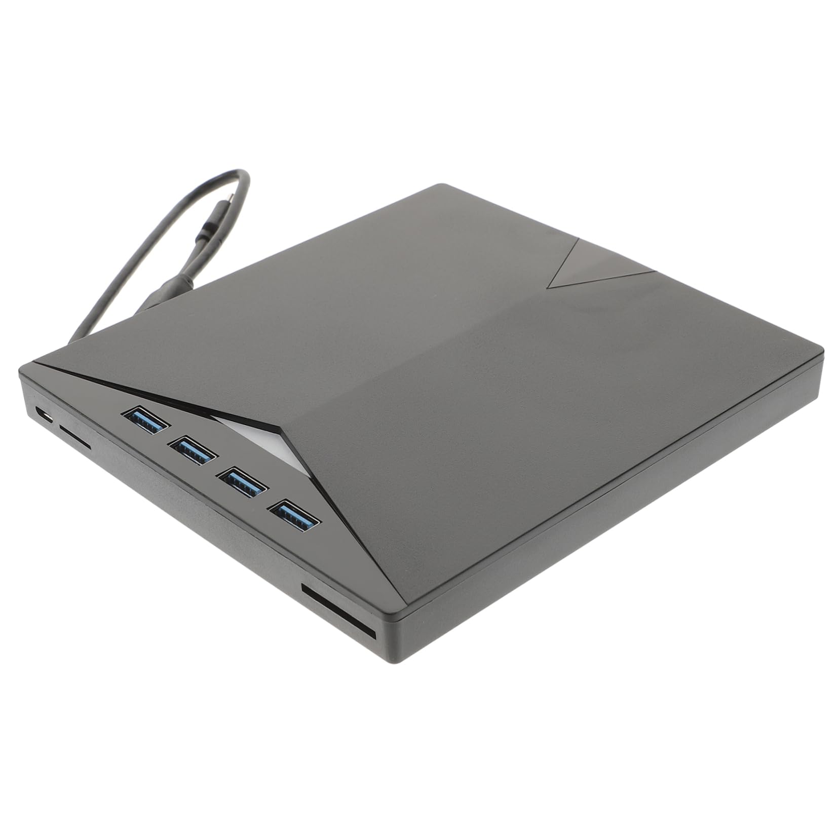 Angoily External USB DVD Drive Portable Cd Burner and Rewriter Type Compatible Laptop and Desktop Slim Optical Drive for Music Playback Video and System Installation