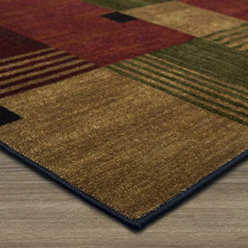 Tapete moderno geométrico Mohawk Home 2'6" x 3'10" rojo miniatura 4