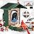 PeckCam® Bird Feeder with Camera Solar Powered, AI Identify & Auto Capture, 2K HD Live Video Smart Bird Feeder Camera Instant Notifications in Backyard, Gift for Bird Lovers