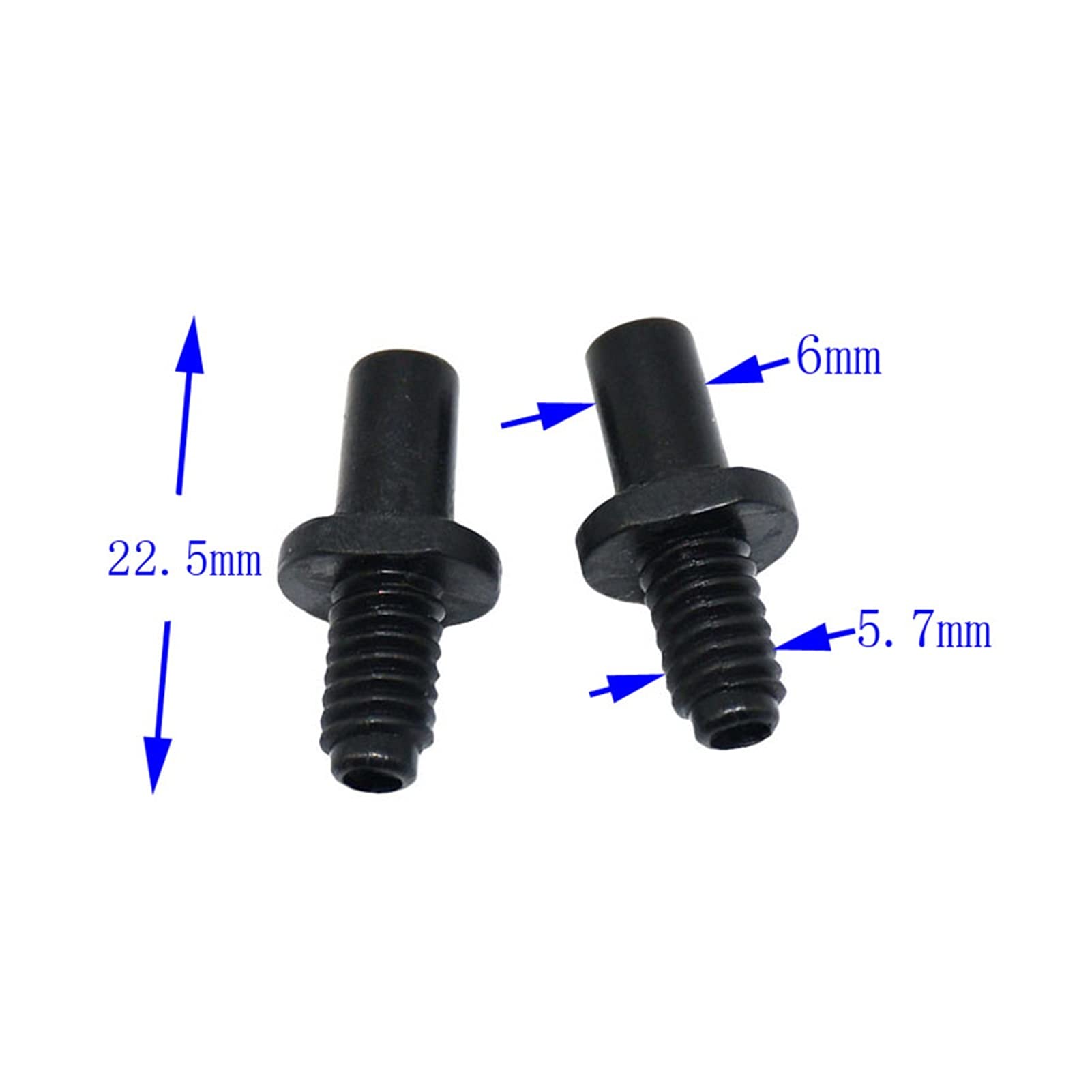 Tuyau de jardin rapide Connect Sprinkler d' irrigation 6mm Connecteur fileté Buse Adaptateur Jardin Système d' irrigation Accessoires 500pcs (Color : Black)