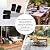 4PCS - 2x4 Wood Post End Cap Leg Cover 1.5”x 3.5“Post caps (1-1/2" x 3-1/2") Rubber Floor Protector 2x4 end caps for Lumber, Black XTPTFABS