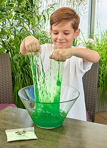 Simba 105953226 - Glibbi Slime Maker, 3-Fach Sortiert, es Wird nur EIN Artikel geliefert, Pulver verwandelt Wasser in Schleim, Glibber, in Einer Schüssel anrühren, Experiment, 50 g, ab 3 Jahren