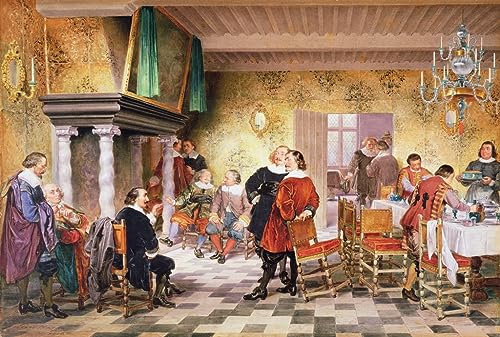 Tableau toile peinture murale Louis Haghe Brasseurs Anvers pour deco salon 60x90cm