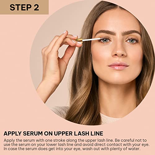 Long4Lashes FX5 - Doppelt POWER Wimpernserum | New Formula | VEGAN | Eyelash Serum 3ml+3ml Sparset | atemberaubendes Wunderserum im Doppelpack