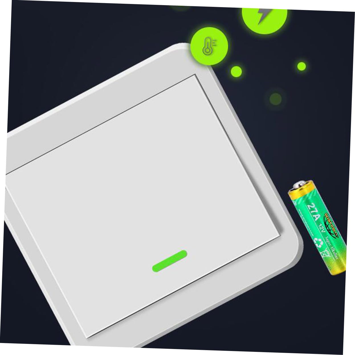 Interruptor de luz, 1 Juego de interruptor de luz de baño inalámbrico, interruptor de Sensor de luz, interruptor de luz de atenuación, interruptor de luz de ventilador, interruptor de atenuación Wifi
