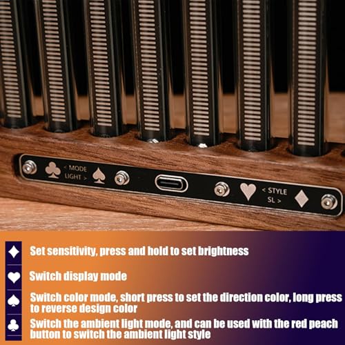 Lumière LED à spectre musical multi-modes avec synchronisation automatique - 4