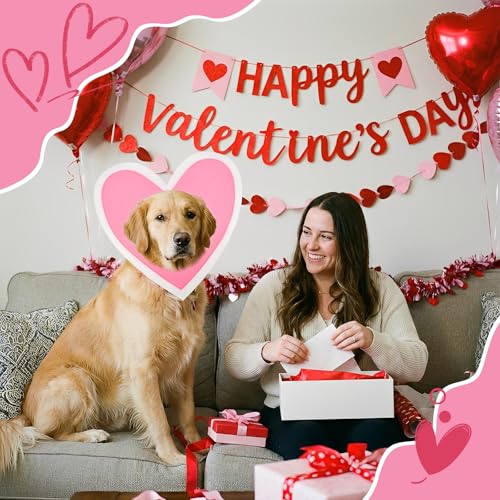 Disfraz para perro con doble corazón tamaño grande miniatura 5