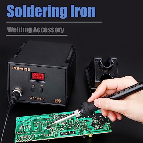 Image of Mesee 10Pcs Soldering Iron Tip Set, 900M Soldering Tips Replacement Fine Solder Gun Tips Welding Head Tool Accessory Compatible with Hakko, Radio Shack, TENMA, ATTEN, Aoyue, Yihua Solder Station