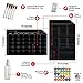 Magnetic Chalkboard Calendar for Fridge - [11