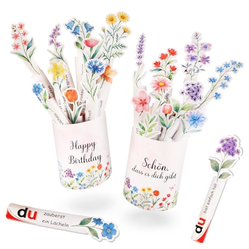 Giftota Geburtstag Geschenk Duplo Aufkleber Set (20 Banderolen + 2 Box Sticker) personalisiert DIY-Geschenk Partydeko kreative Überraschung für Volljährige Freunde Familie - Ohne Schokolade