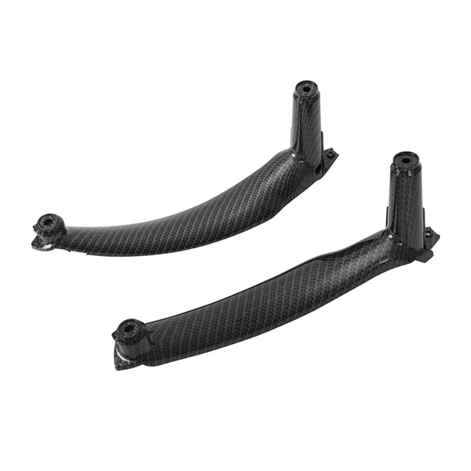 FANGZIQF Inner Door Pull Handles for X5 for E70 for E71 for X6 for SAV for E72 2007-2013 Armrest Car Left Right Interior Door Handle Inner Panel Pull Trim Cover(Rear Left Right)