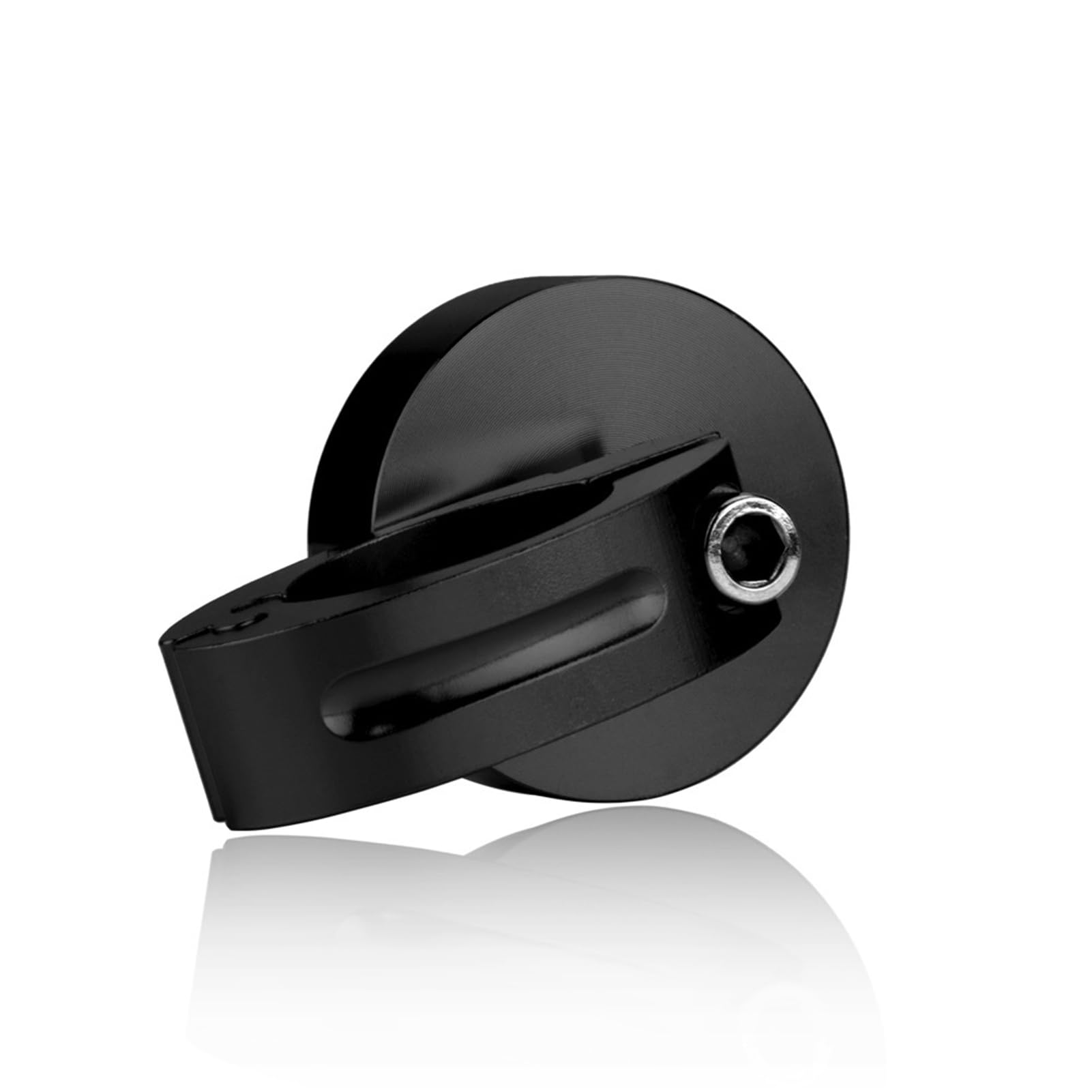 Motorcycle Handlebar Clock,Universal Fit Aluminum Quartz Watch,Night Vision Function,Ip67,Long-lasting Performance,for Motorcycles Scooters (Black)